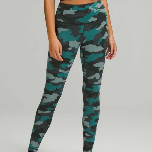 lululemon athletica Pants - Lululemon Camo Print High-Waisted Leggings